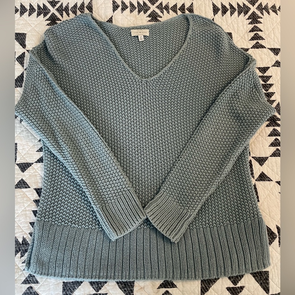 Baby blue knit sweater
